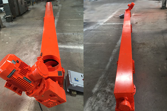 正道能源為某客戶定制的BWLS-60型螺旋輸送器 正道能源BWLS-60型螺旋輸送器